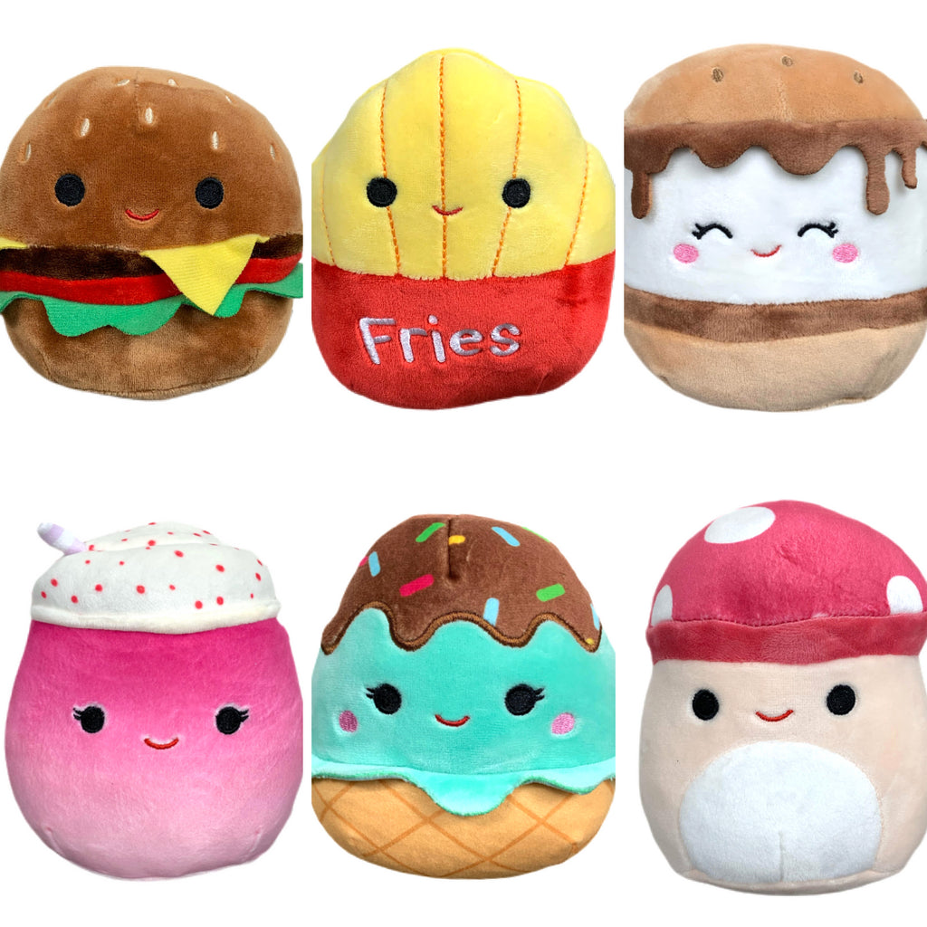 Squishmallow Squad B Food Plush 5" Cute and Quirky Plush