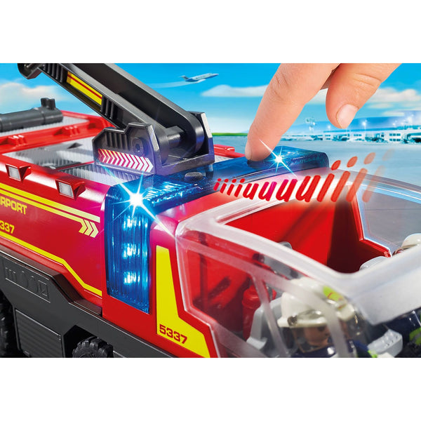 playmobil airport fire engine