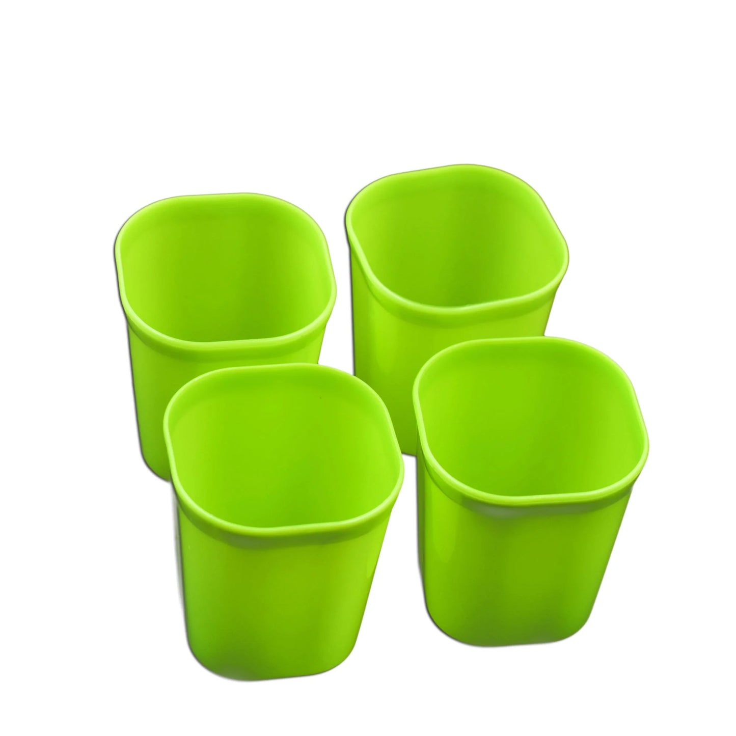 2426 Plastic Drinking Glass Set For Drinking Milk Water Juice (Pack of 4)