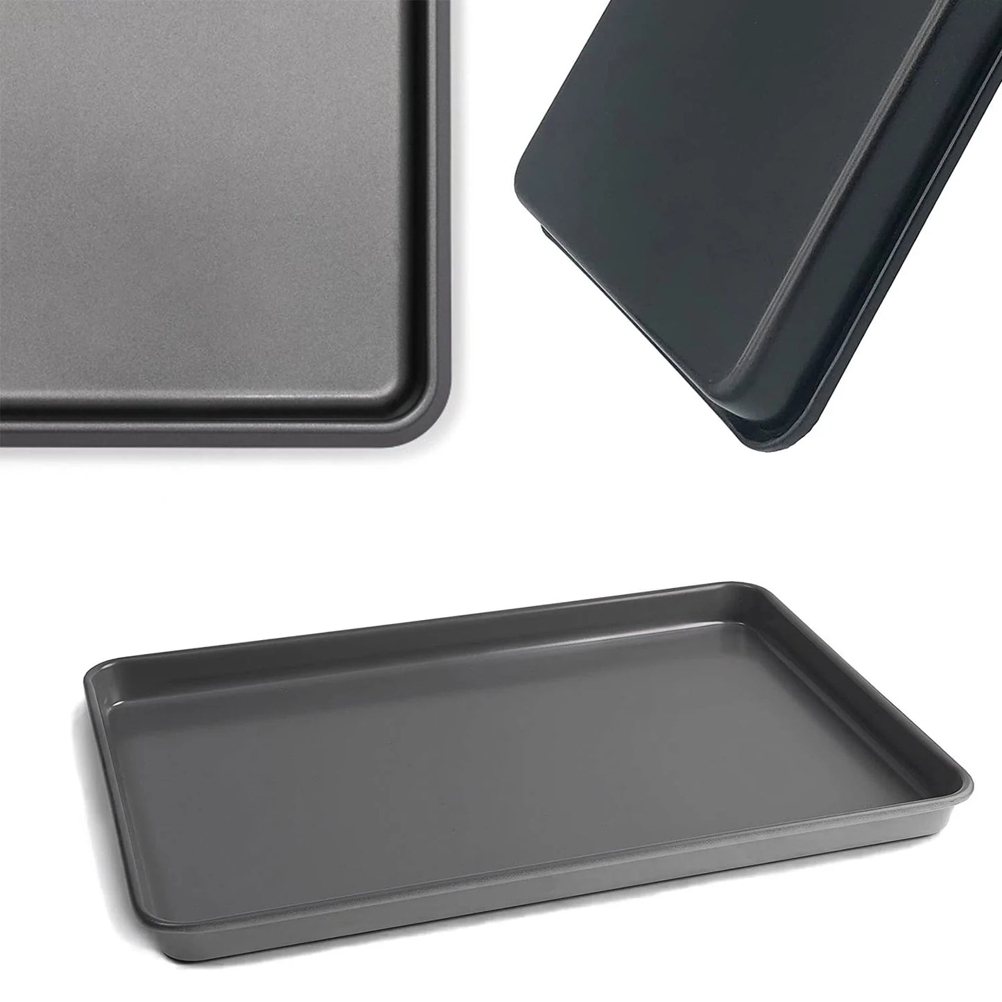 7052 Aluminium Cake Mould Cake Baking Tray (16X11 Inch)