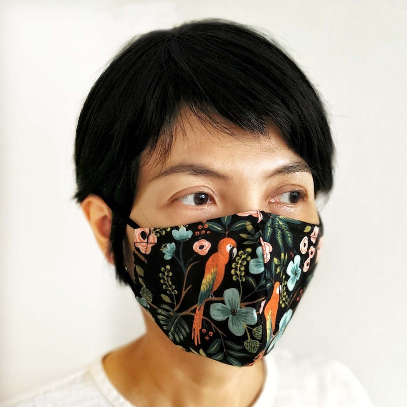 3-D contoured mask