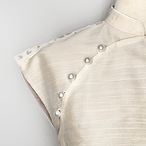 TP Samfoo Peplum Cotton Silk Back Lace (Pre-Order)