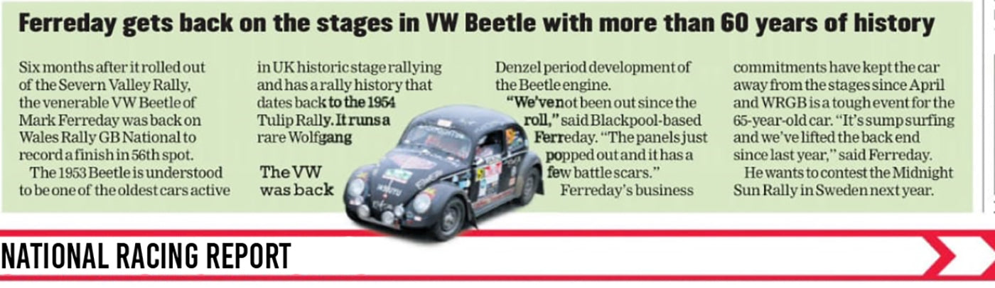 Welsh Rally GB 2018: Denzel Beetle / Cool Flo