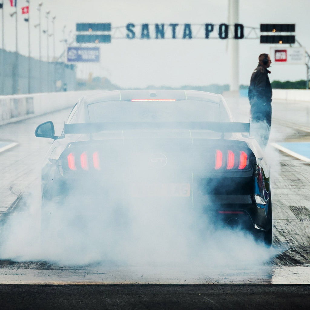 Le seul Twin Turbo S550 RHD Ford Mustang GT Santa Pod Quarter Mile