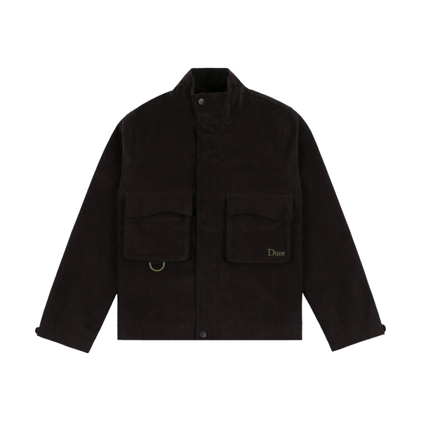 Dime Corduroy Cargo Jacket Chocolate