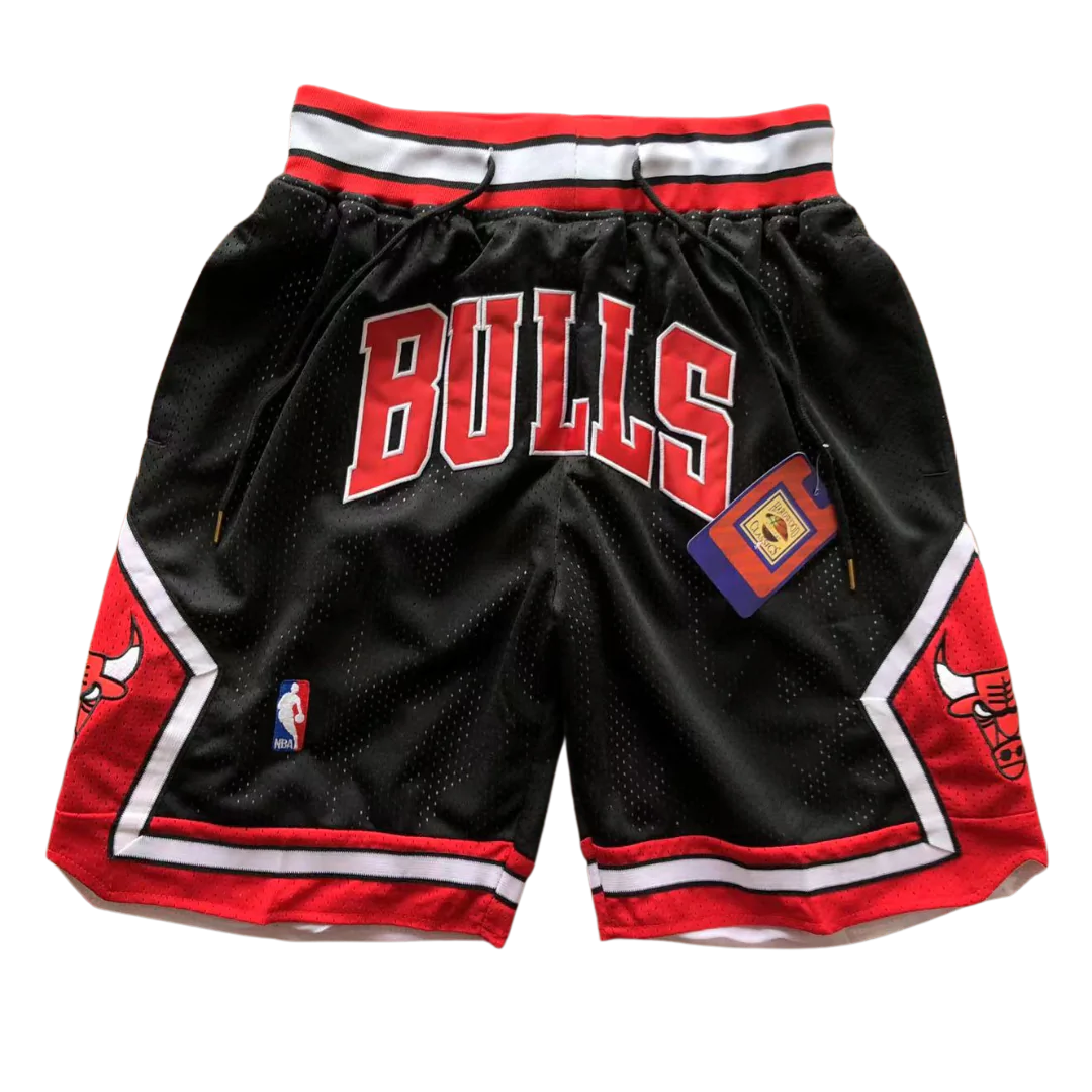 Chicago Bulls Basketball Black Just Don Shorts