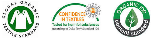 organic textile logos