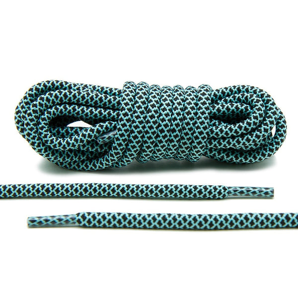 Mint/Black Rope Laces | Shop Rope Laces 