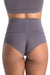 Poledancerka High-Low Brazil Shorts - Grey-Poledancerka-Redneck buddy