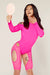 CXIX Dollhaus Mesh Bodysuit - Barbie Pink-Creatures of XIX-Redneck buddy