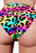 Cleo the Hurricane High Rider Hot Pants - Neon Leopard-Cleo the Hurricane-Redneck buddy