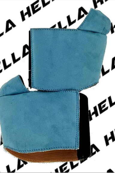 Hella Heels Classique Shoe Protector - Baby Blue Faux Suede-Hella Heels-Redneck buddy