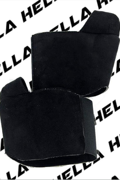 Hella Heels Classique Shoe Protector - Black Faux Suede-Hella Heels-Redneck buddy