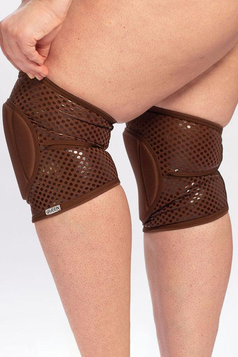 Queen Grippy Kneepads - Cacao-Queen Accessories-Redneck buddy