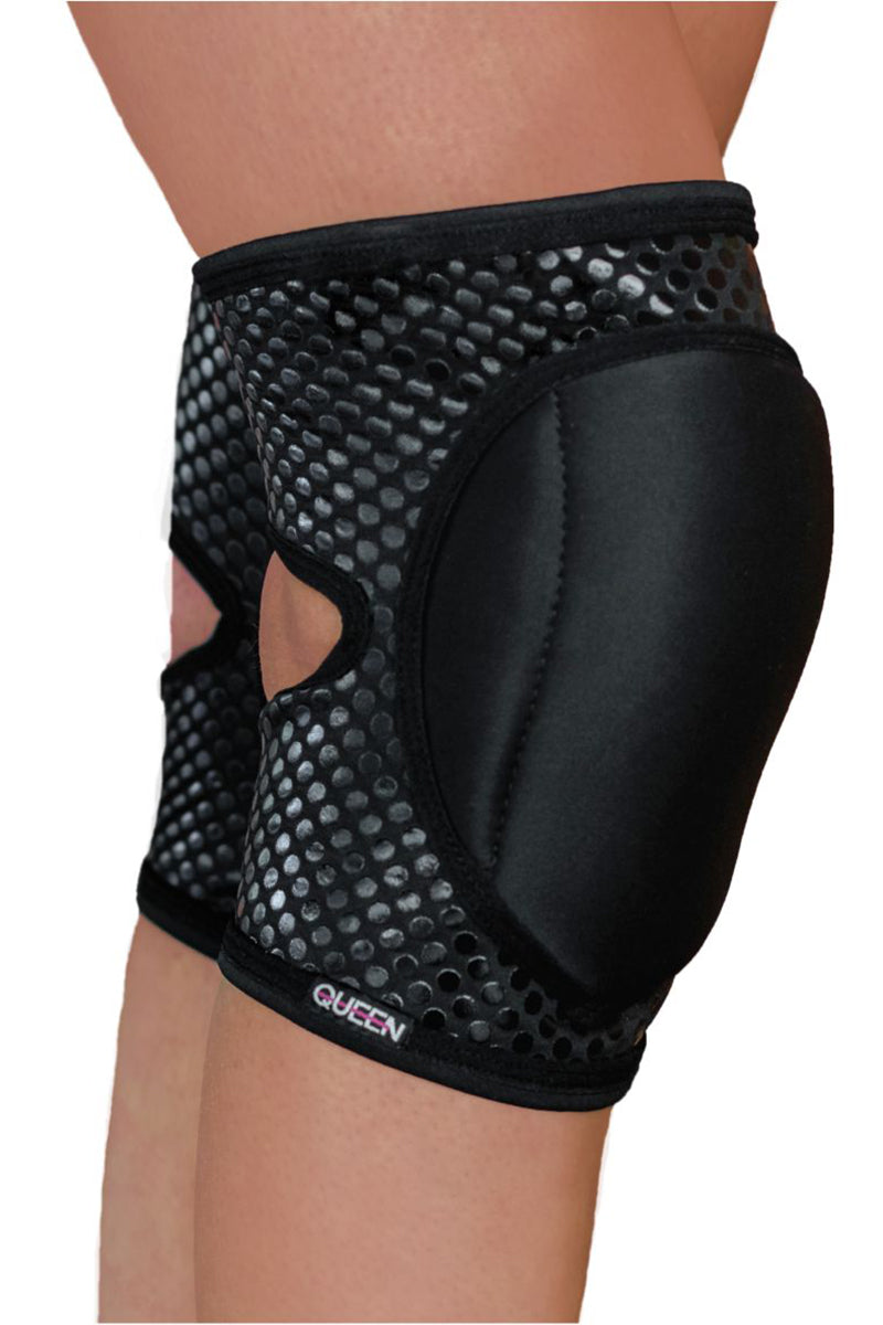 Queen Grippy Kneepads - Sleek Black-Queen Accessories-Redneck buddy