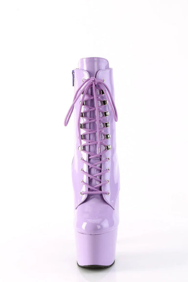 Pleaser USA Adore-1020 7inch Pleaser Boots - Patent Lavender-Pleaser USA-Redneck buddy