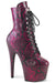 Pleaser USA Adore-1020SPWR 7inch Pleaser Boots - Hot Pink Snake-Pleaser USA-Redneck buddy