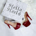 Hella Heels Classic Gloss 7inch Stilettos - Chilli-Hella Heels-Redneck buddy