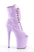 Pleaser USA Flamingo-1021 Peep Toe 8inch Pleaser Boots - Patent Lavender-Pleaser USA-Redneck buddy