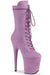 Pleaser USA Flamingo-1050FS Faux Suede 8inch Pleaser Boots - Lilac-Pleaser USA-Redneck buddy