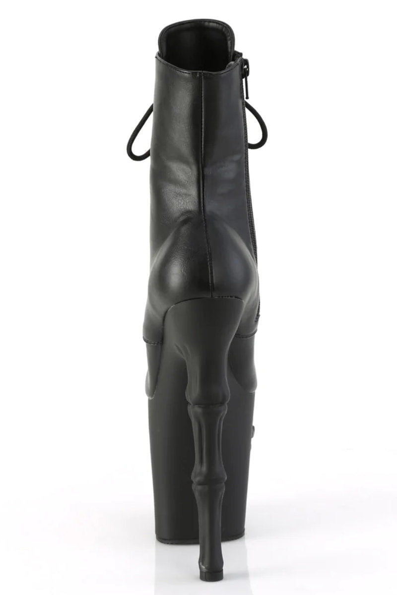 Pleaser USA Rapture-1020 8inch Pleaser Boots - Faux Leather-Pleaser USA-Redneck buddy