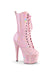 Pleaser USA Adore-1040WR 7inch Pleaser Boots - Holographic Baby Pink-Pleaser USA-Redneck buddy