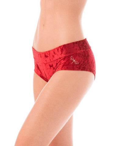 Dragonfly Hot Pants - Velvet Red-Dragonfly-Redneck buddy