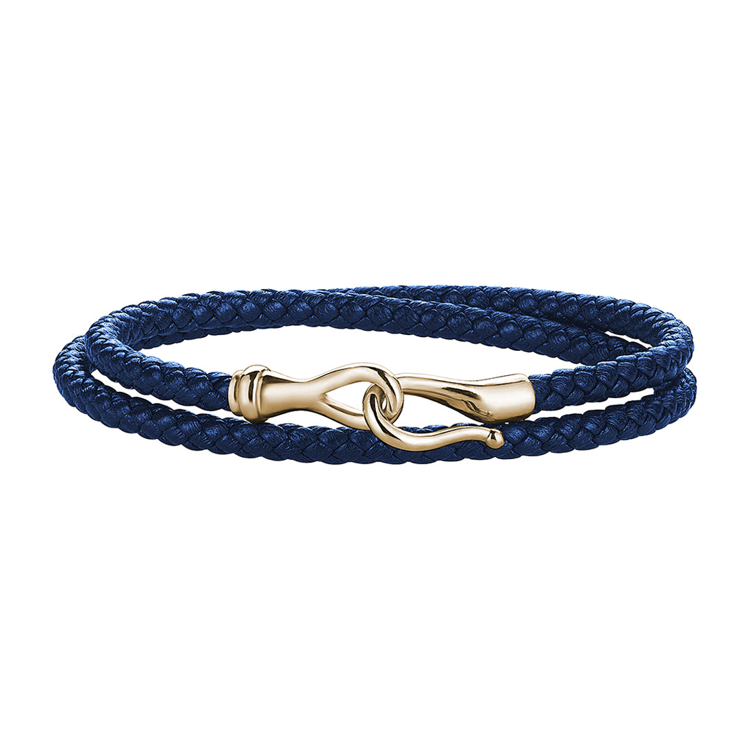 fish hook leather bracelet