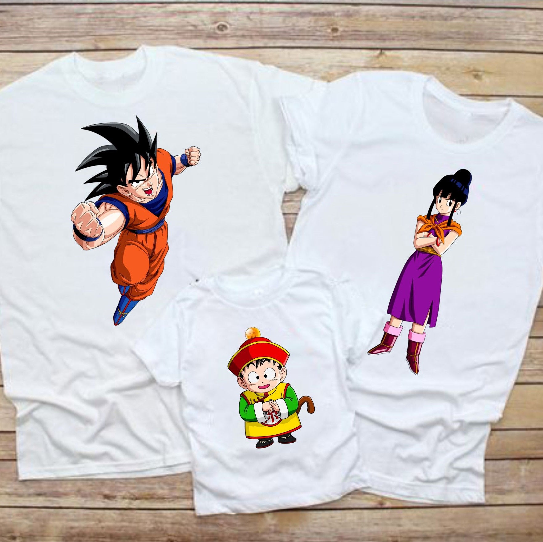 Optimista Salida impresión Camisetas familiares Dragon Ball – ilofamilyclothes