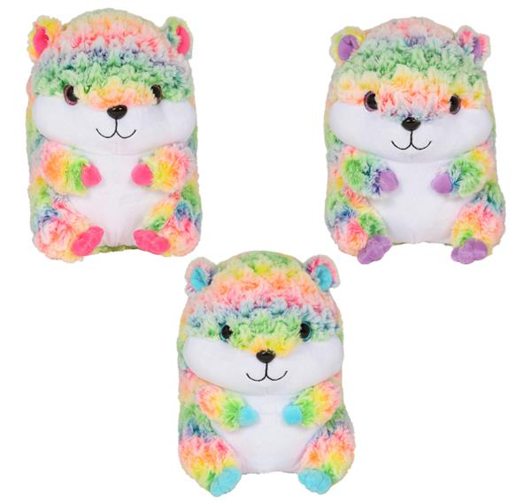 rainbow hamster plush