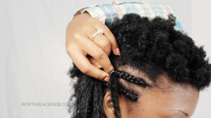 How to organize braiding hair and supplies with S hooks/Small
