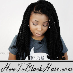 Havana Twists Finished Results Protective Hairstyle Tutorial Part