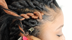 senegalese twist cornrow braids for beginners step by step tutorial
