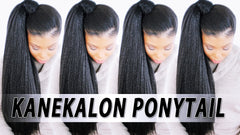 high ponytail kanekalon braiding hair nicki minaj inspired