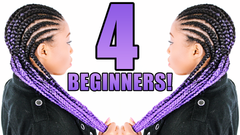 feed in braids invisible cornrows how to braid your own hair for beginners