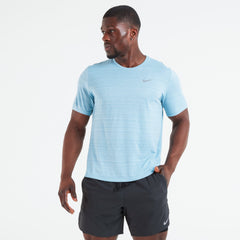 Nike T-shirts Nike Dri-FIT Miler Running Top In Light Blue