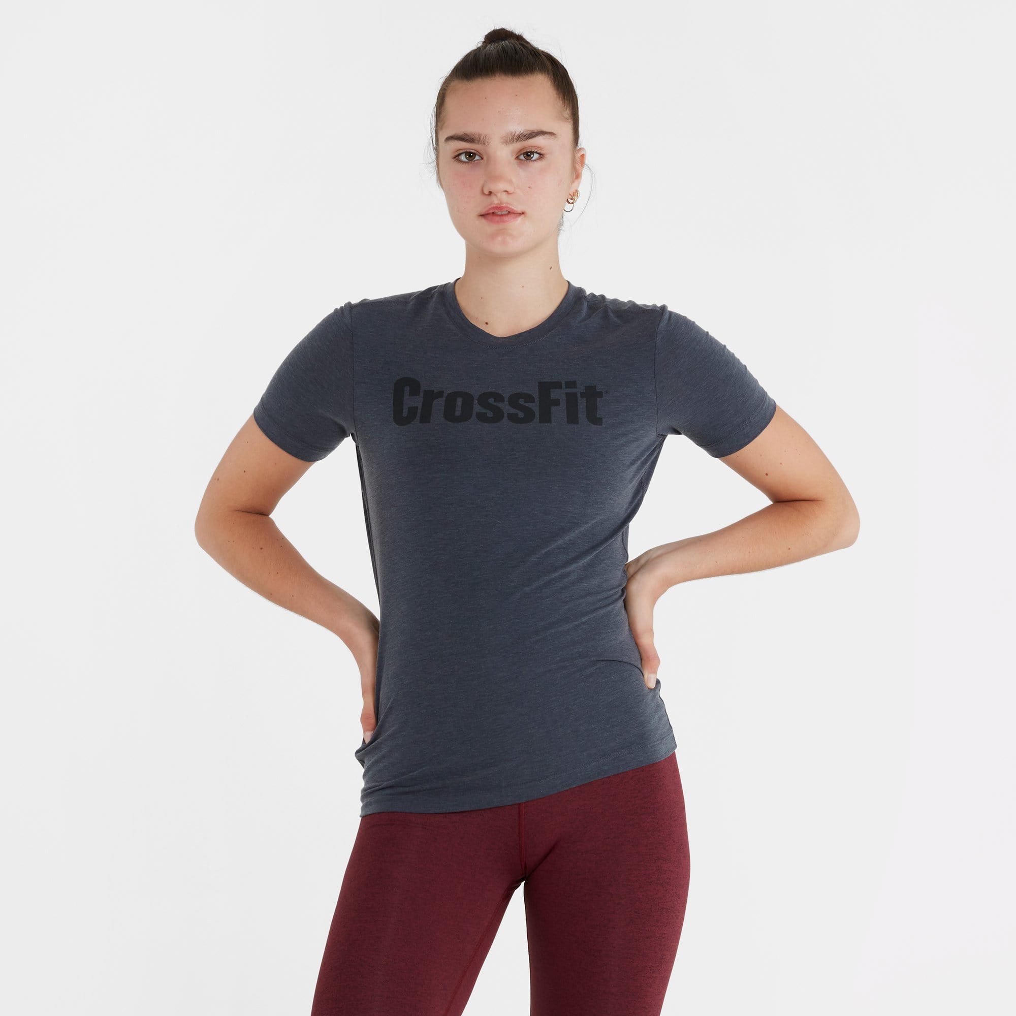 NOBULL Women's CrossFit Tee In Charcoal WIT Fitness
