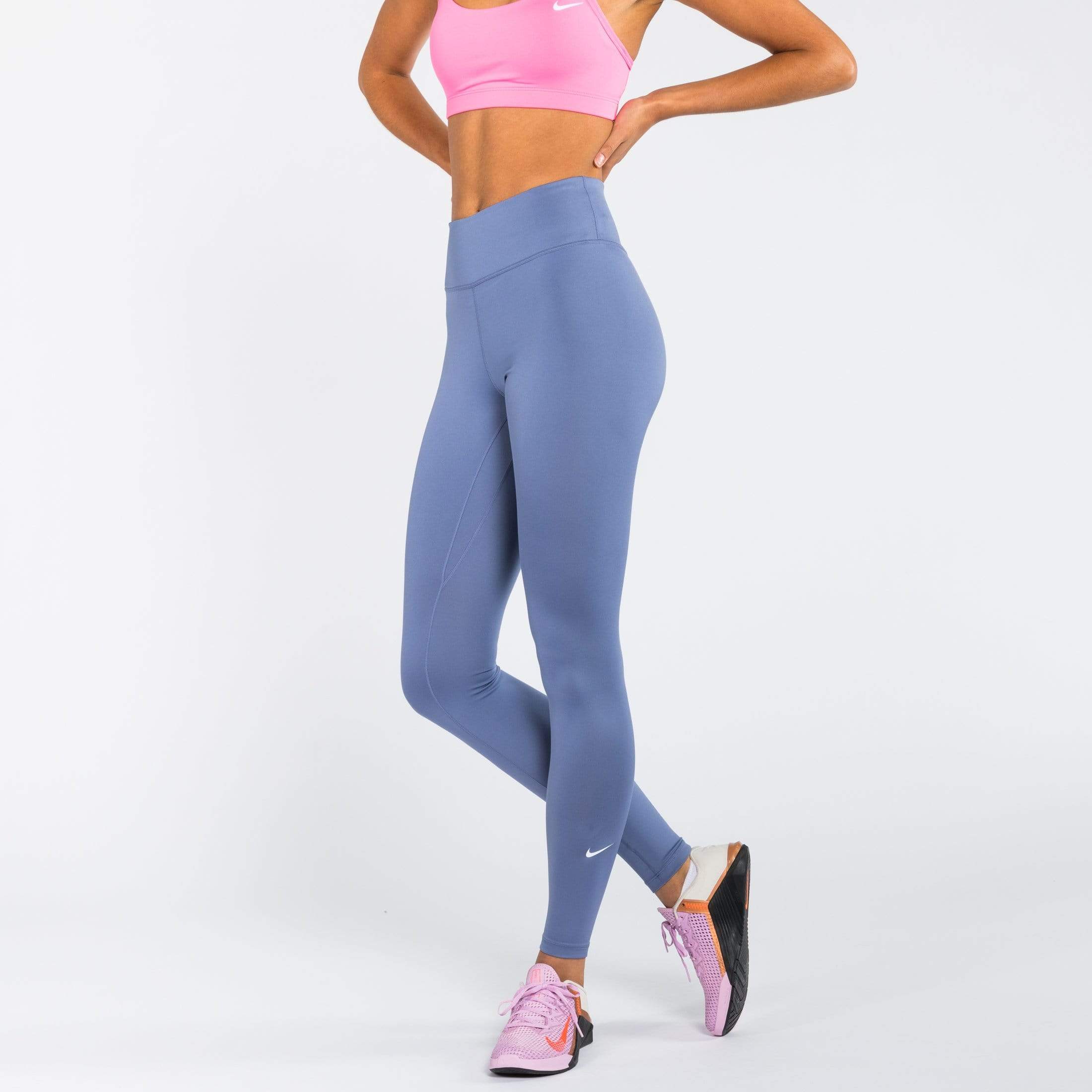 nike one leggings blue