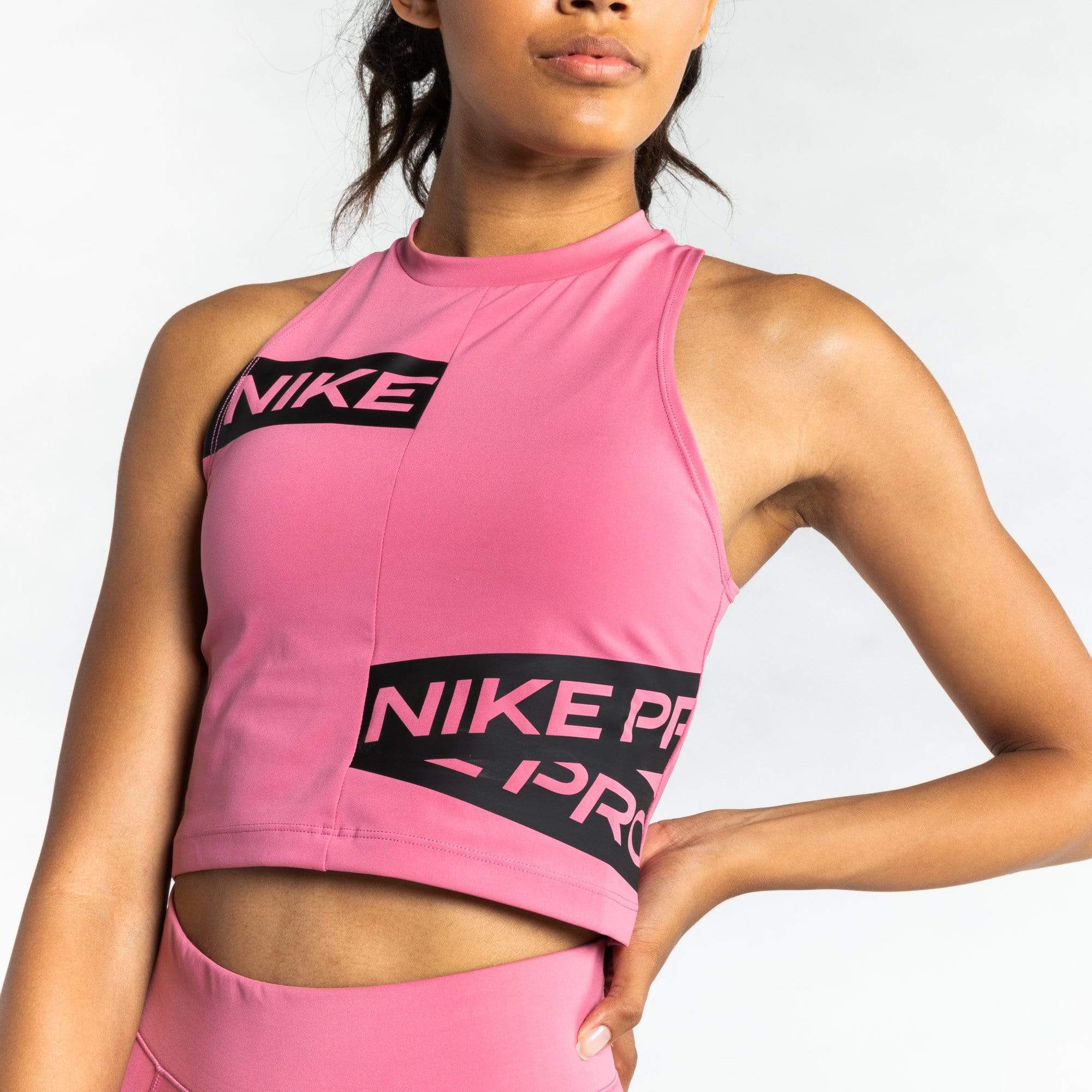 nike pro twist crop top