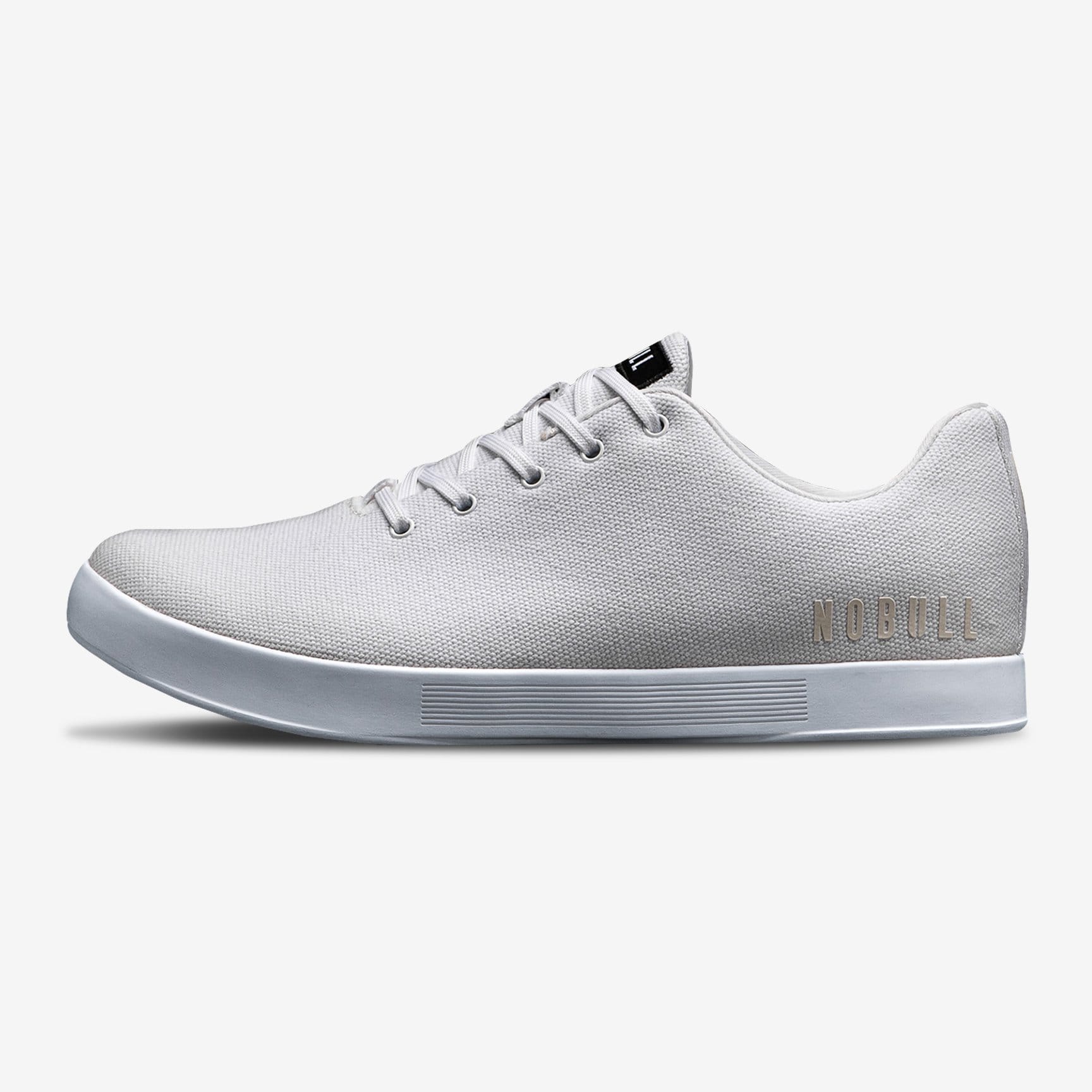 Nobull White Canvas Trainer (Unisex 