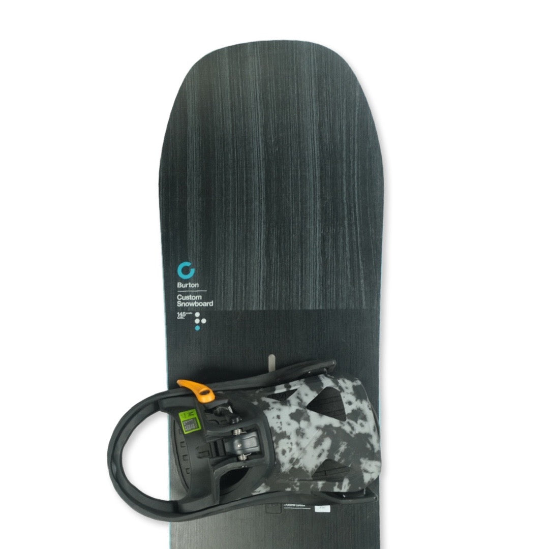 Megalopolis Gietvorm Bourgondië Burton 2020 Custom 145cm Snowboard w/ Step On Bindings – Pando Refitters