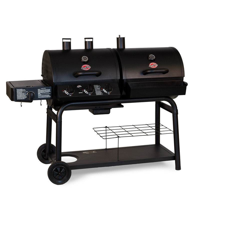 Dual Fuel Gas and Charcoal Combi Chargriller Duo BBQ Gardenbox