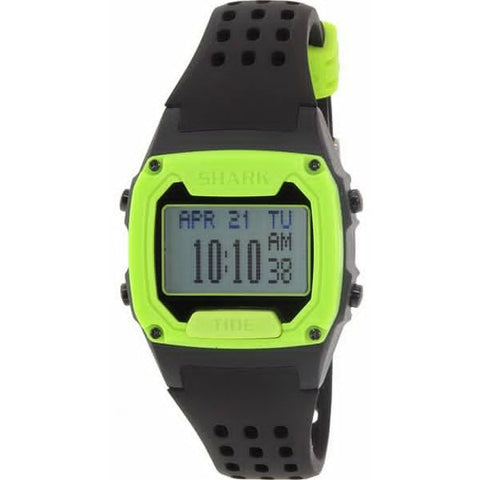 Freestyle Unisex 10019172 Tide Trainer Black/Green Digital Watch, Black Silicone Band, Tonneau 38mm Case