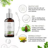 Acne-fighting face serum with salicylic acid, AHA, tea tree, and moringa extracts