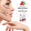 Brighten skin with Alpha-Arbutin Face Serum for reduced hyperpigmentation