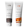 Coffee Face Wash for Oily and Dry Skin- 100ml + Apricot & Vitamin C Face Scrub - Exfoliating Formula -100gm