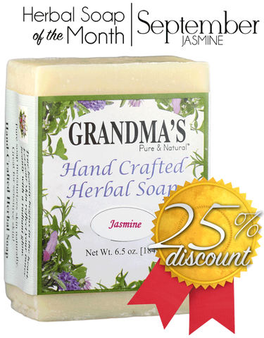 GRANDMA'S JASMINE HERBAL SOAP 