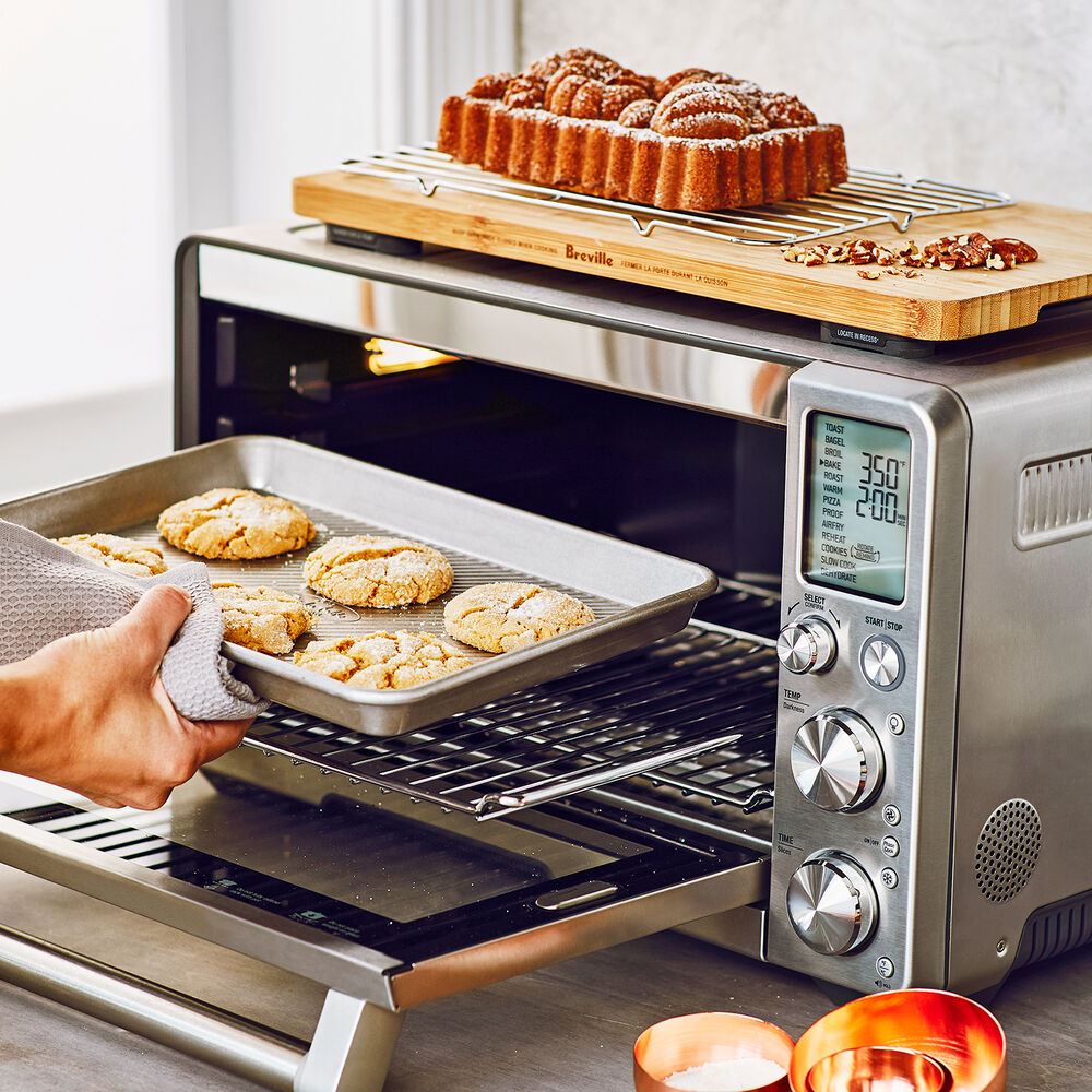 OVENTE Air Fryer Toaster Oven Combo,1700W Power & Free Accessories, New-  Silver OFM2025BR 