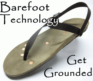 leather grounding shoes