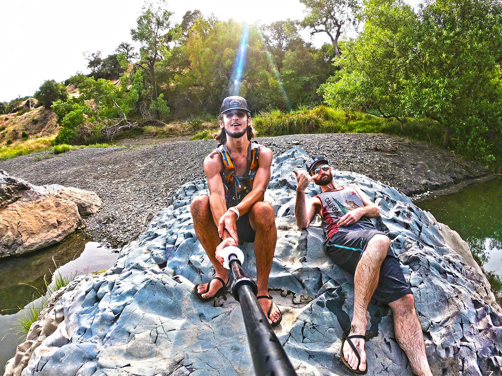 earth runners sun bathing russian river